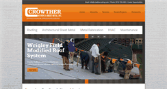 Desktop Screenshot of crowtherroofing.com